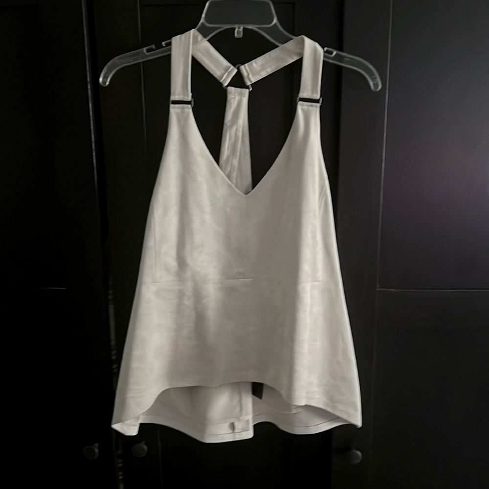 Bcbg suede top